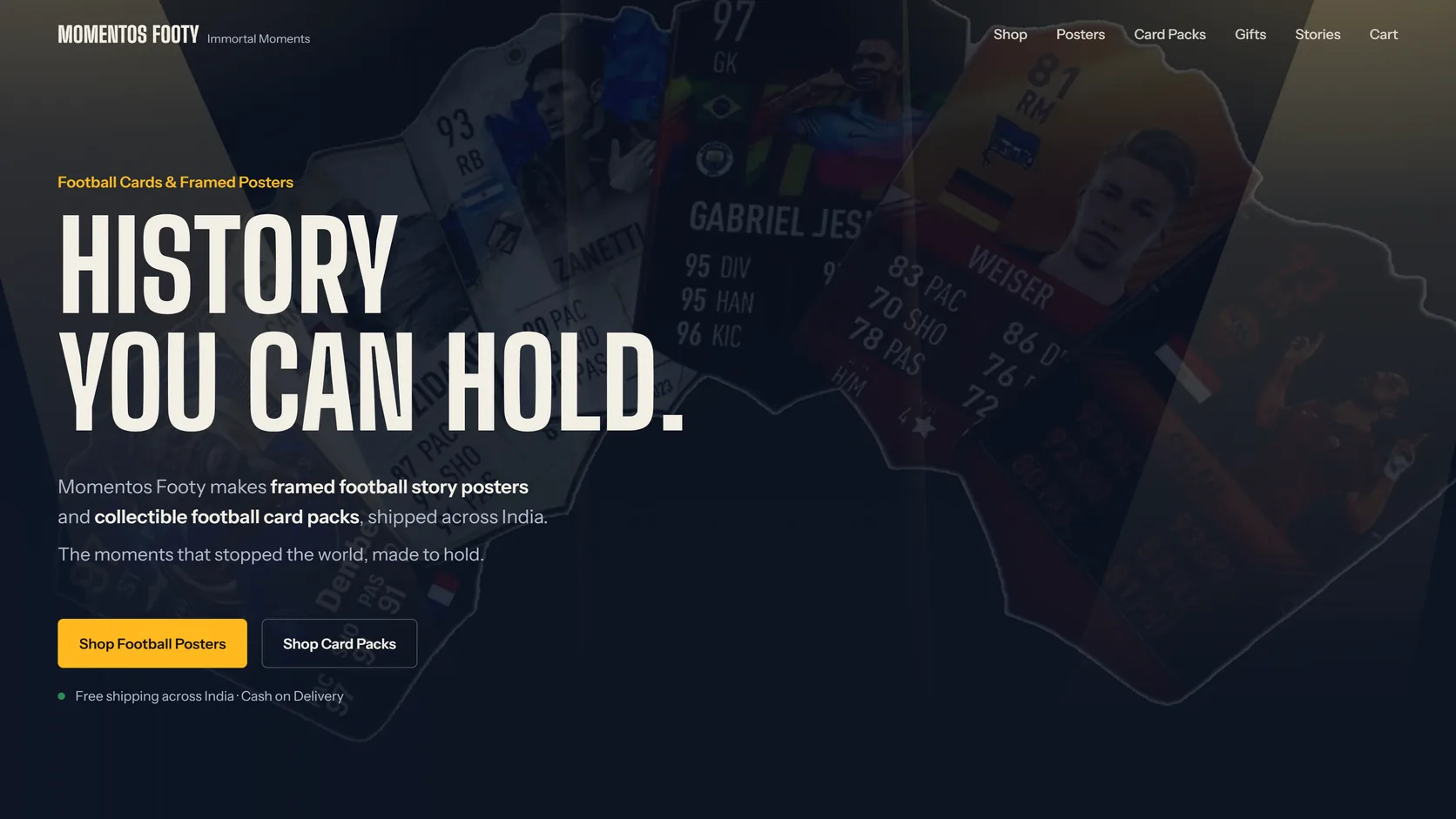 Momentos Footy project by Ishwra